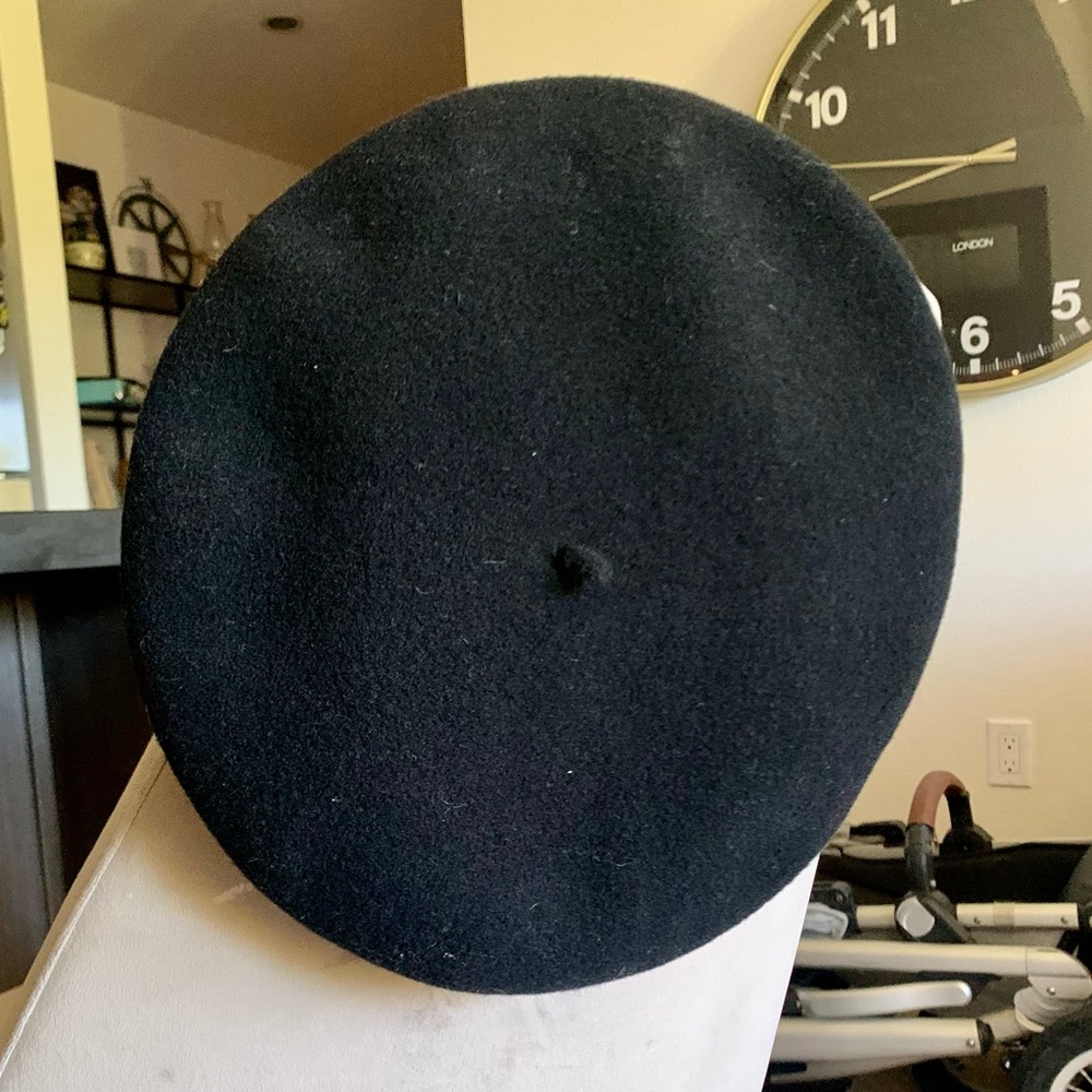 Vintage French beret HO QUY LAULHERE 100% pure wool made in France